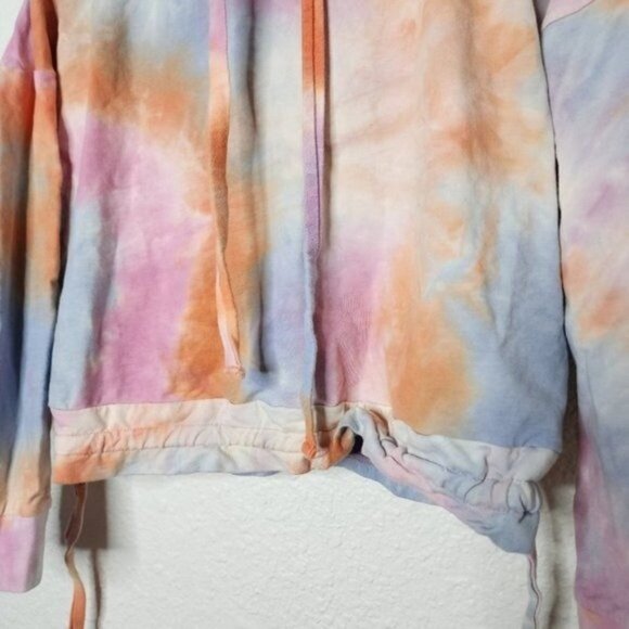 BlankNYC Tie Dye Crop Hoodie in Sweet Spot Women's Size XS Pastel - Picture 8 of 9